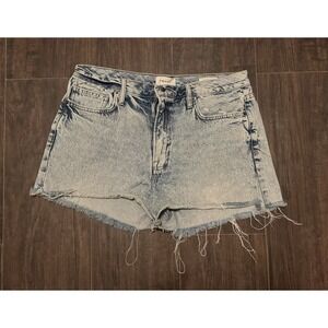 Frame Shorts Cut Off Le Simone Women's Size 31 raw hem richlake wash